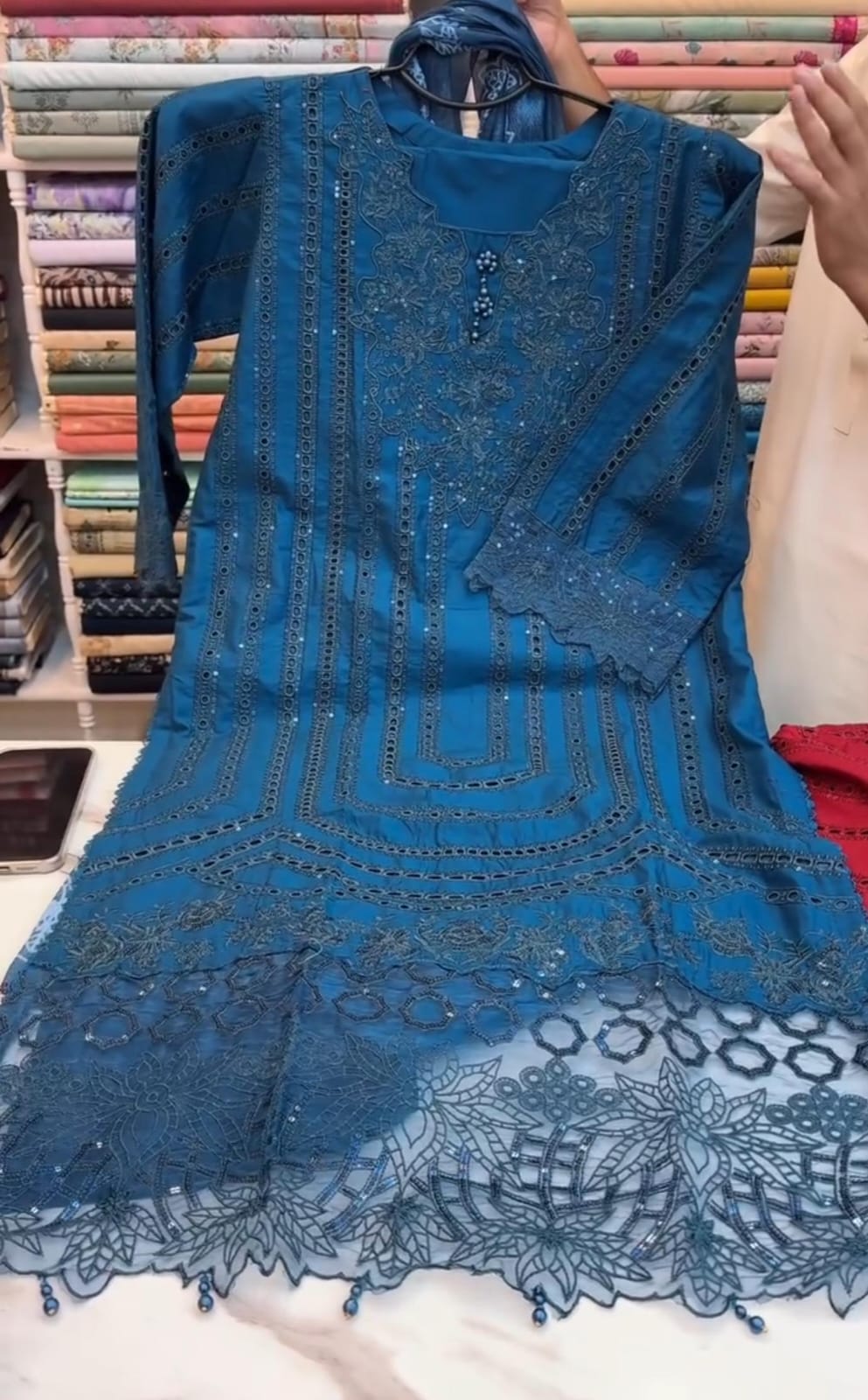 Embroidered 3-Piece Suit for Women π