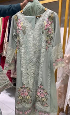 Eid Collection Embroidery 3pcs Suit😍