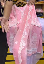 Women Embroidery 3pcs Suit
