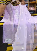 Women Embroidery 3pcs Suit