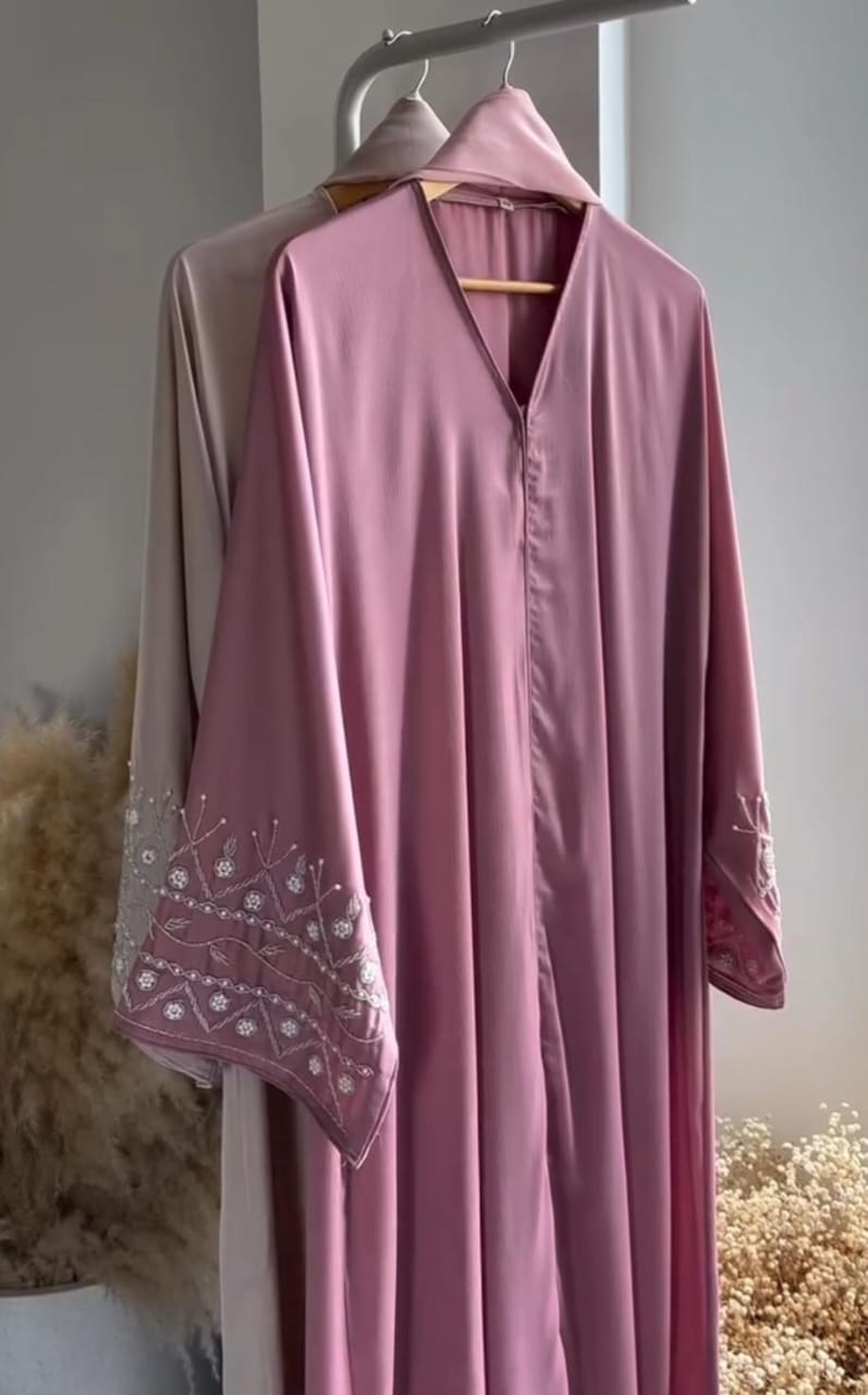 Pack of 2 Abayas   Double the Grace, Double the Style! 🖤🥰