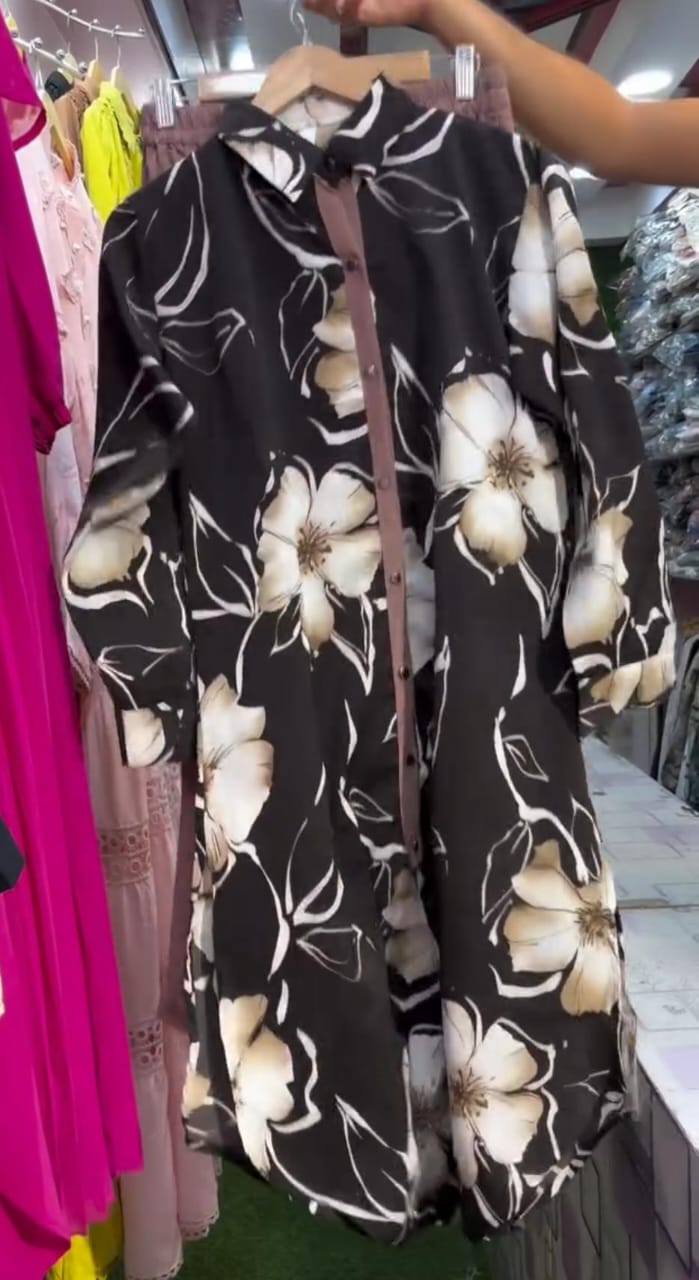 Women Long Shirt With Plazo 😍