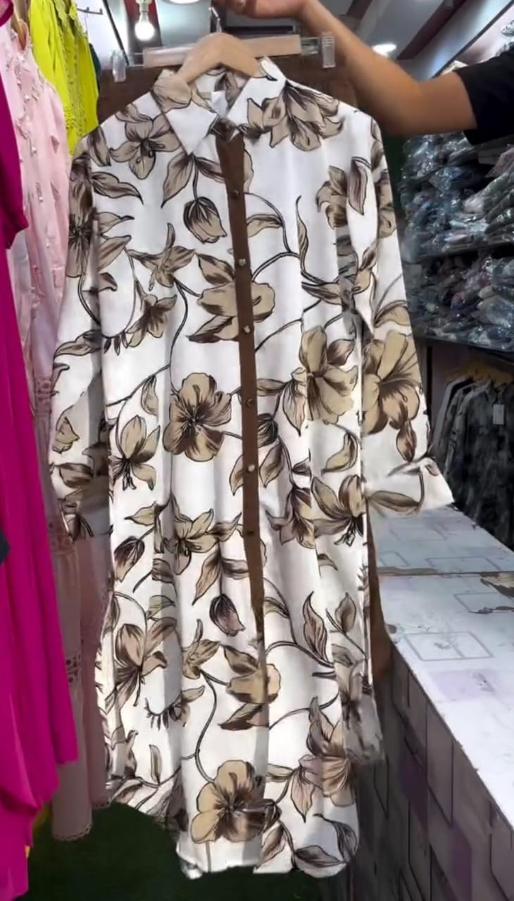 Women Long Shirt With Plazo 😍