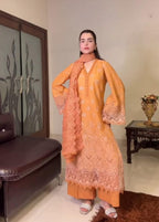 Summer Collection Chikenkari 3pcs Suit