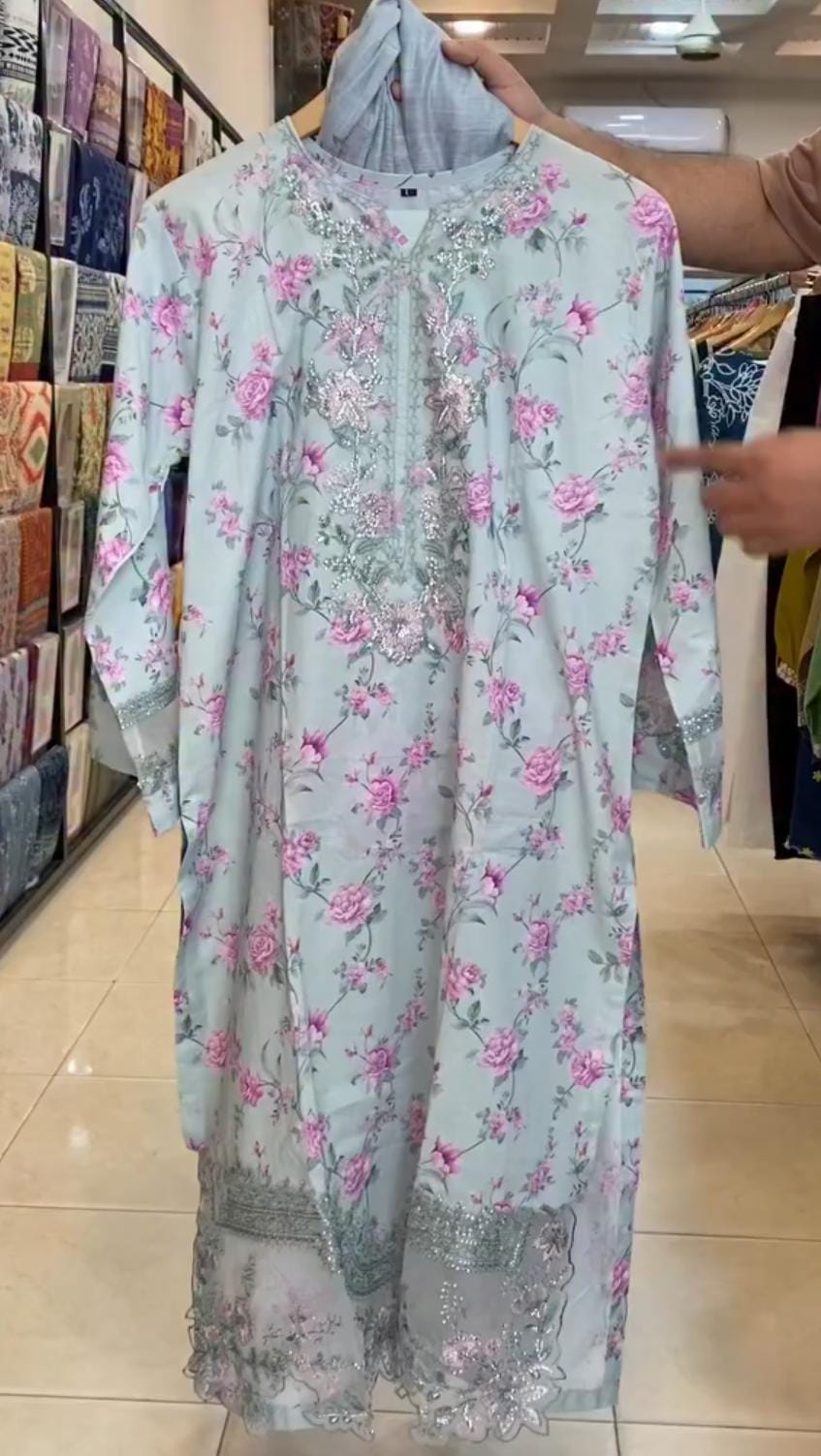 Women 3pcs Suit Summer Collection