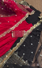 Pack Of 2 Embroidery 3pcs Suit