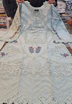 CutWork Embroidery 3pcs Suit For Women