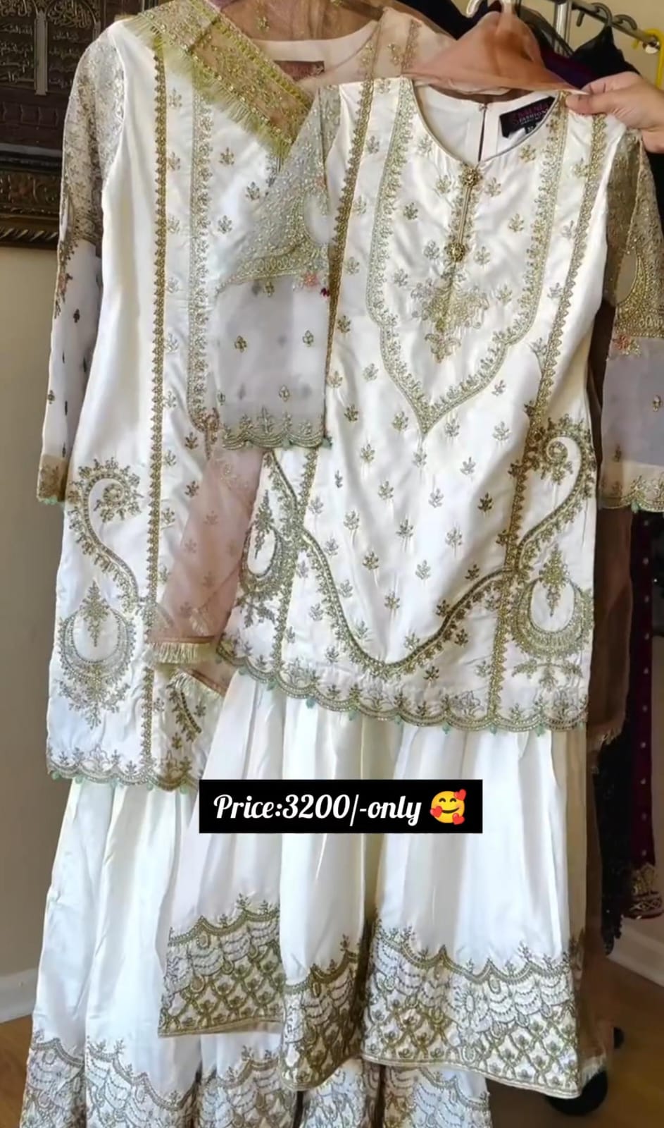 Mother & Daughter Embroidery Suit