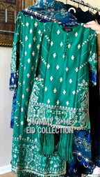 Mother & Daughter Embroidery Suit