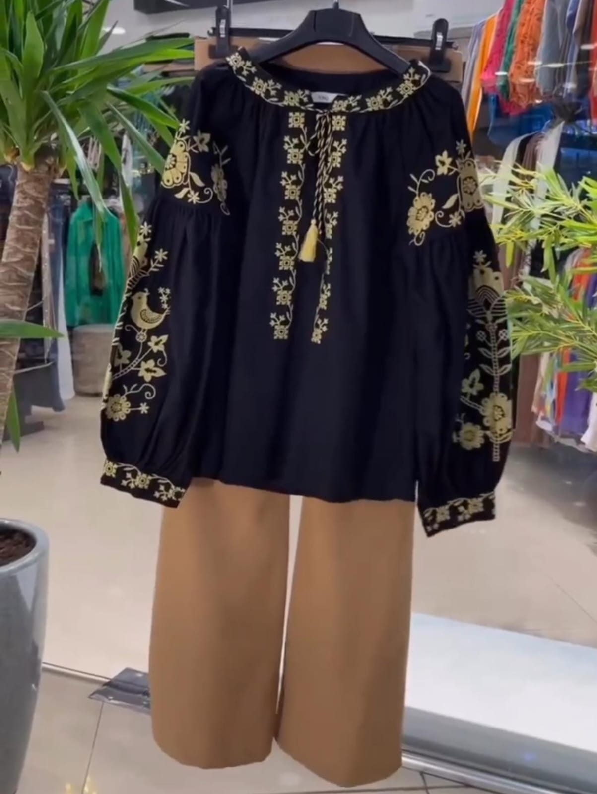 Summer Collection Top With Plazo