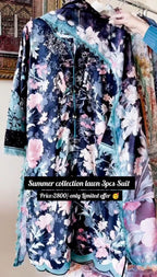 Women Summer Embroidery 3pcs Suit
