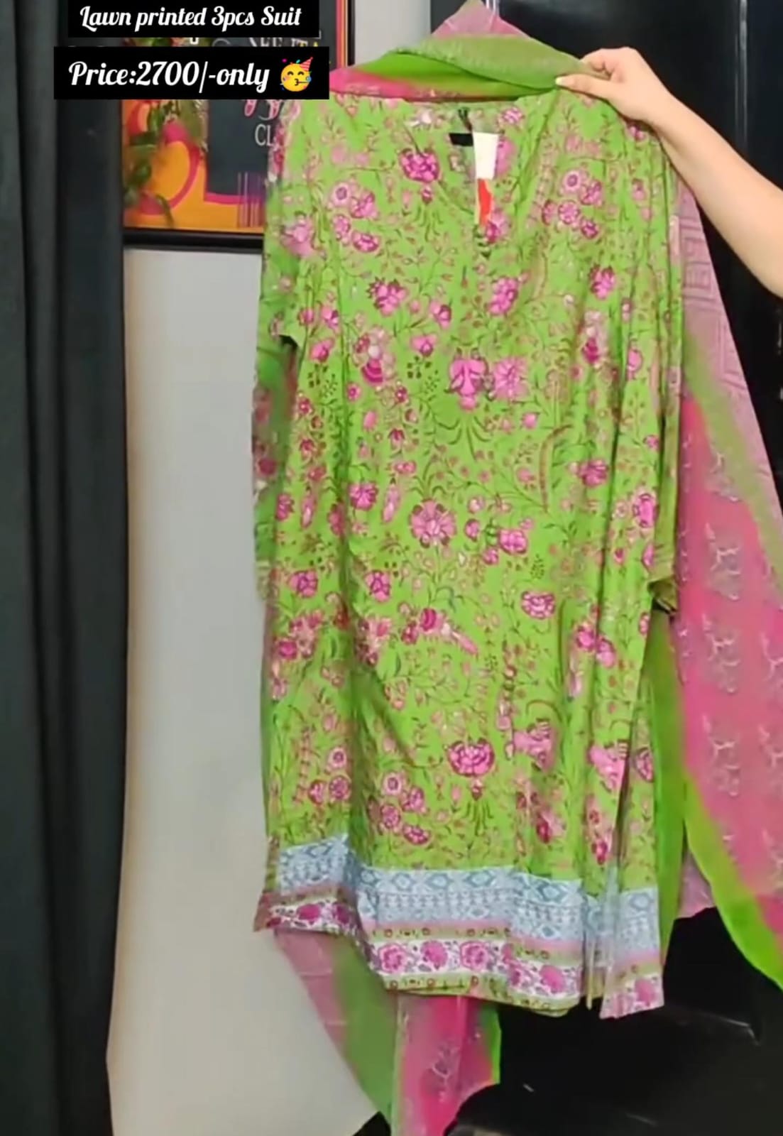 Summer Collection 3pcs Lawn Suit for Women