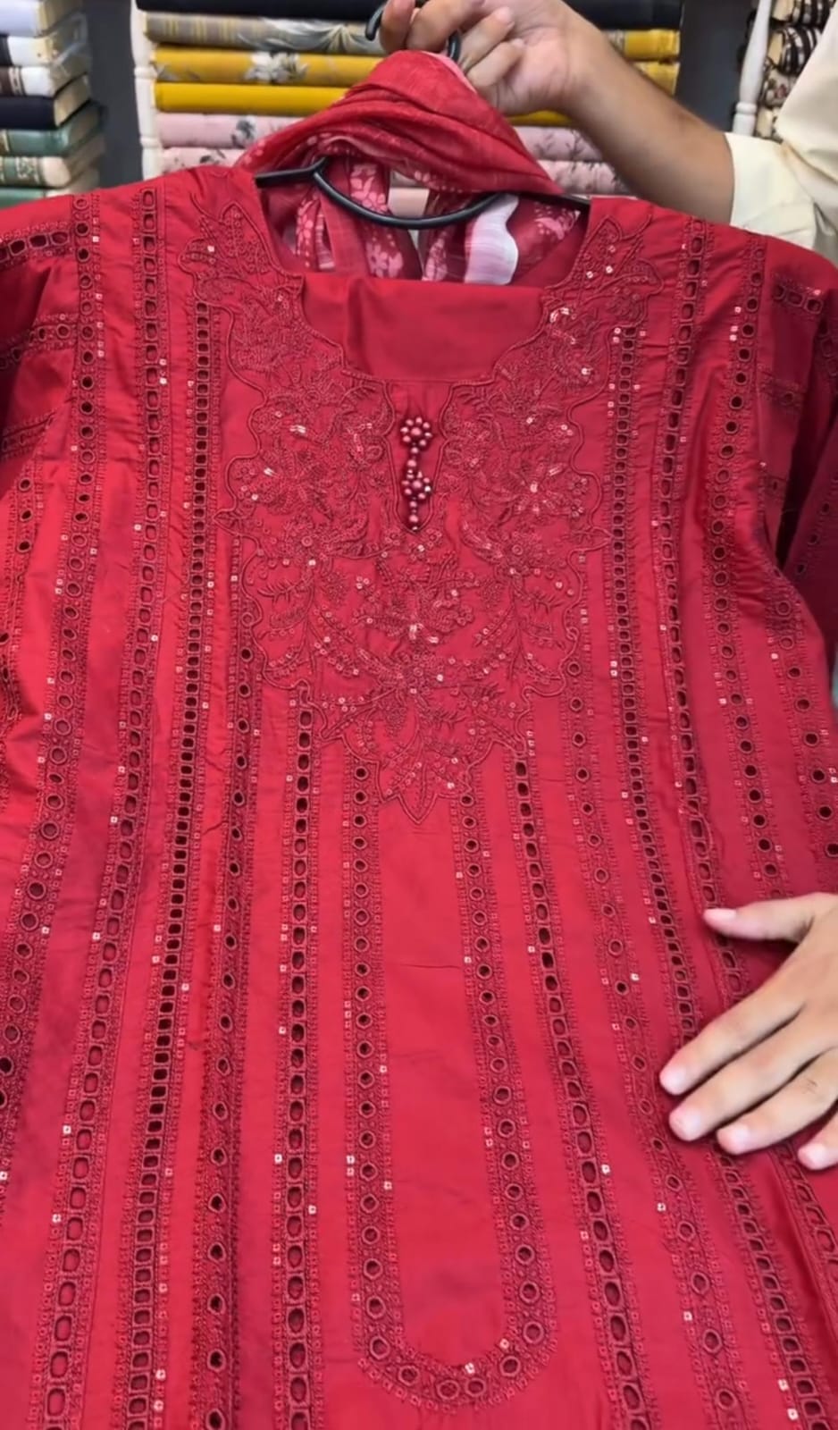 Embroidered 3-Piece Suit for Women 🌟