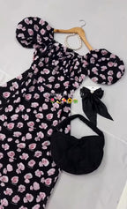 Trendy Women Frock + FREE Trendy Bag! ✨👜
