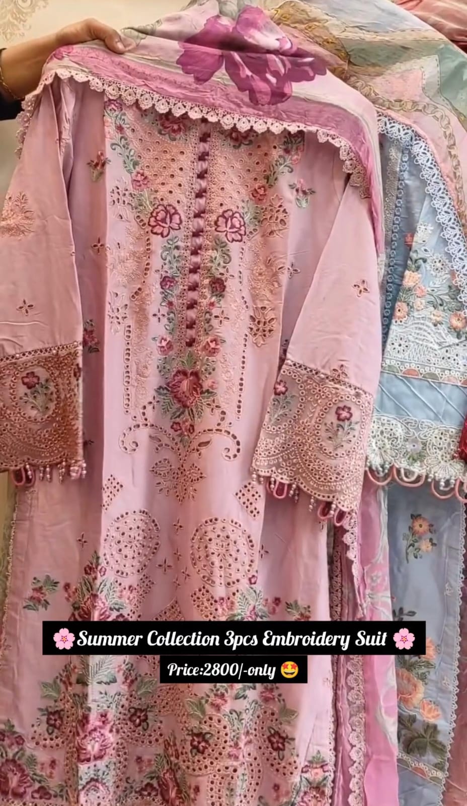 Elegant Embroidered 3-Piece Suit | New Arrival 2025 💖