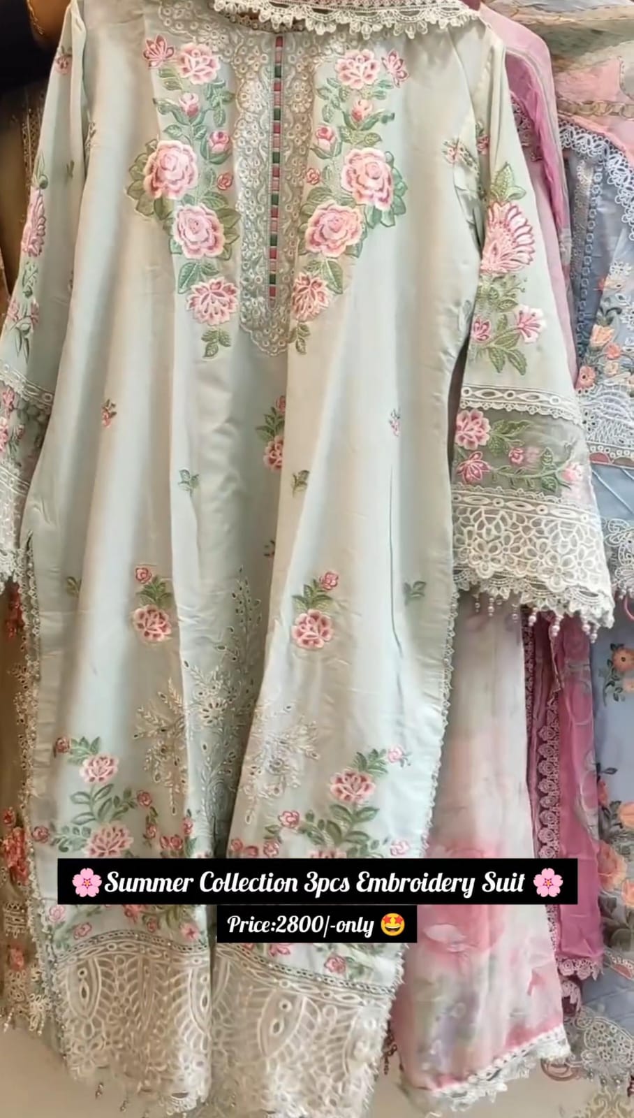 Elegant Embroidered 3-Piece Suit | New Arrival 2025 💖