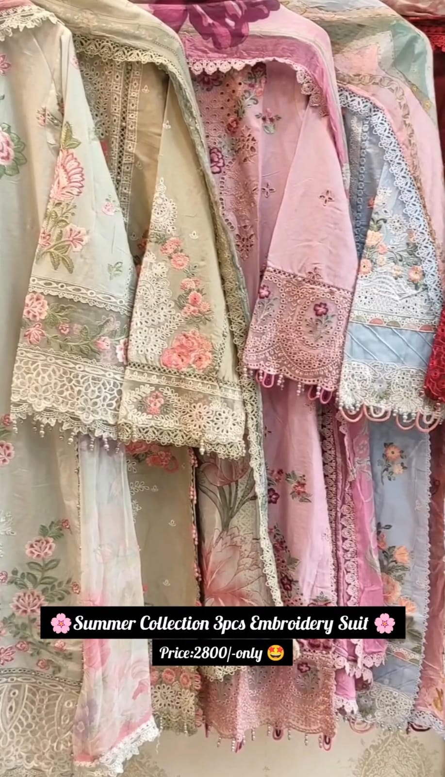 Elegant Embroidered 3-Piece Suit | New Arrival 2025 💖