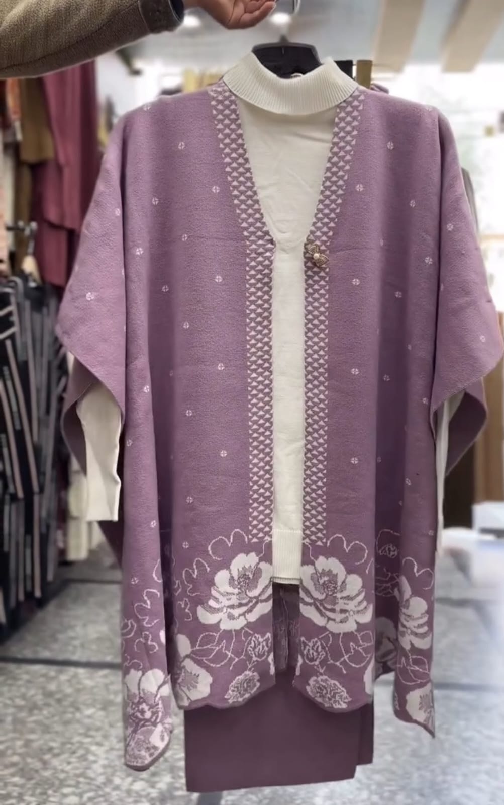 CapeShawl 3-Piece Coord Set for Women 💖