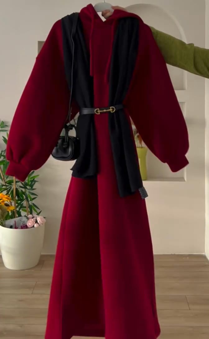 New Arrival: Women’s Hoodie with Trendy Scarf 🔥