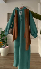 New Arrival: Women’s Hoodie with Trendy Scarf 🔥