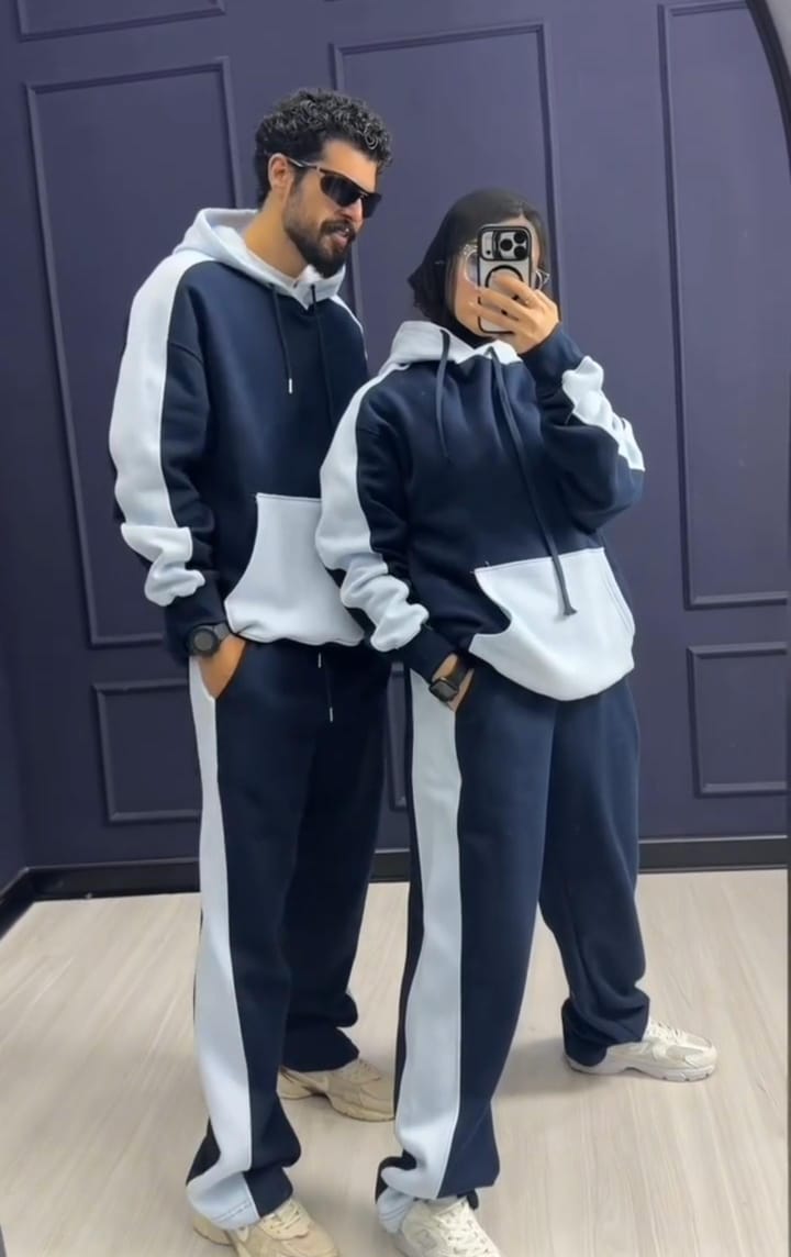 Couple Hoodie Trouser Set For Winter❄️