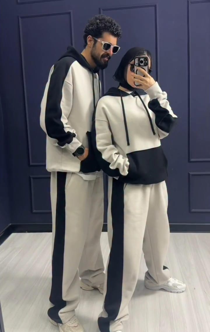 Couple Hoodie Trouser Set For Winter❄️