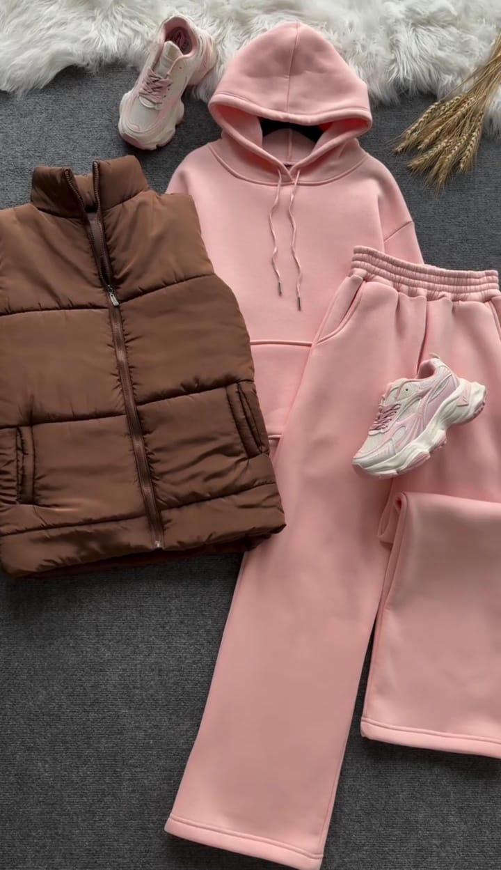 Bomber Jacket Hoodie with Plazo Winter