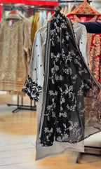 Elegant 3-Piece Embroidered Suit for Women 🌙