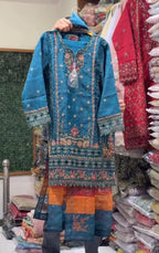 Eid Collection Embroidered 3-Piece Suit✨