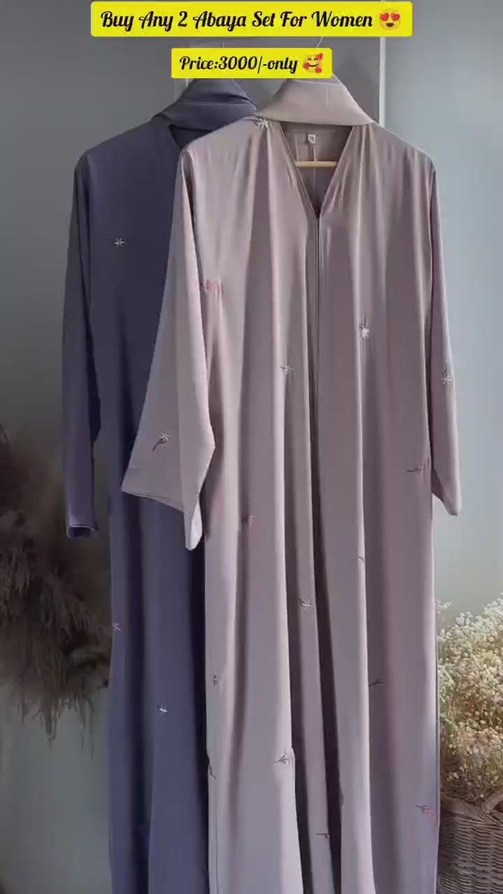 Buy Any 2 Trendy Abaya Set For Women