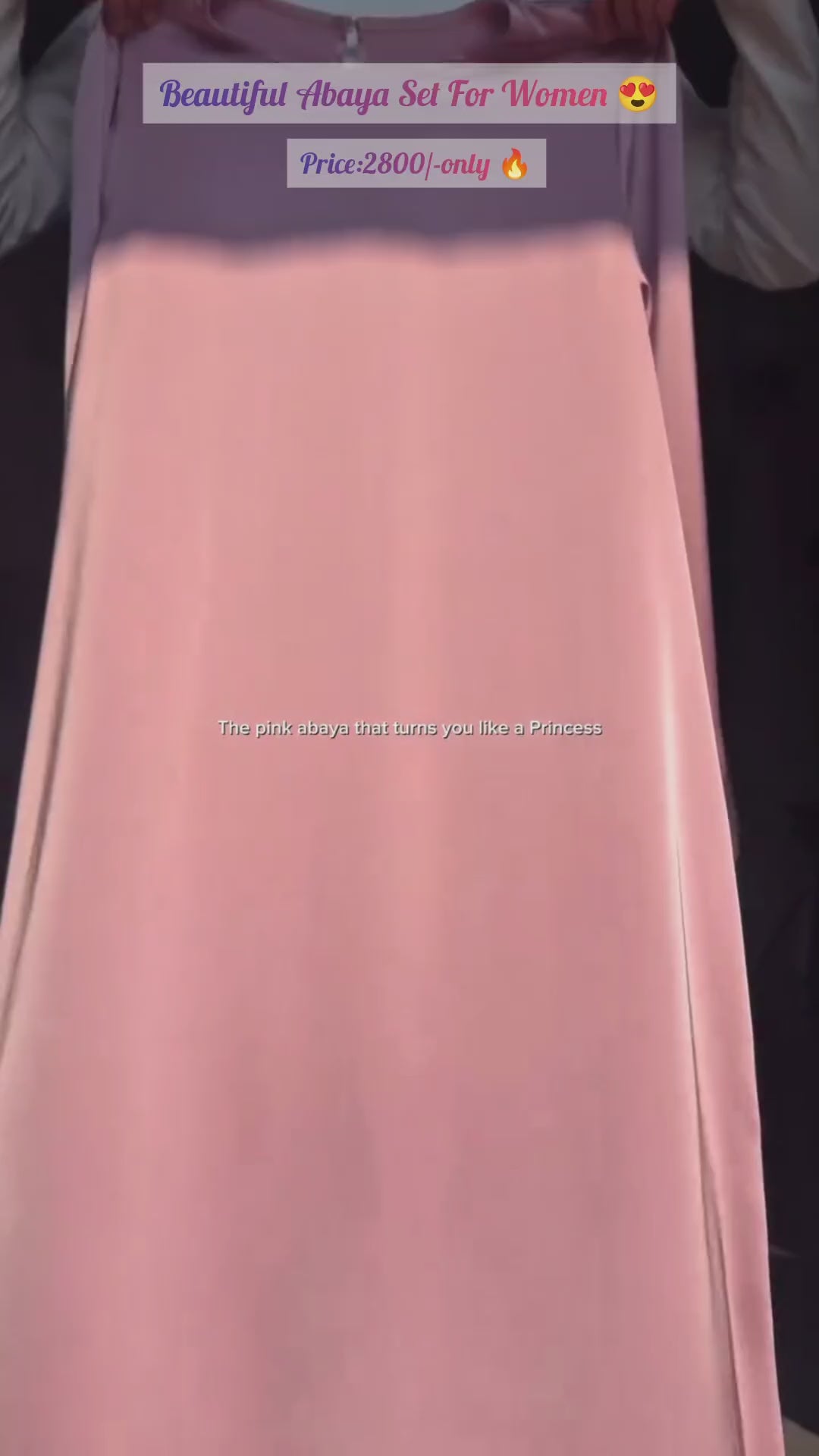 Beautiful Trendy Abaya Set for Women✨