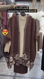 CapeShawl 3-Piece Coord Set for Women 💖