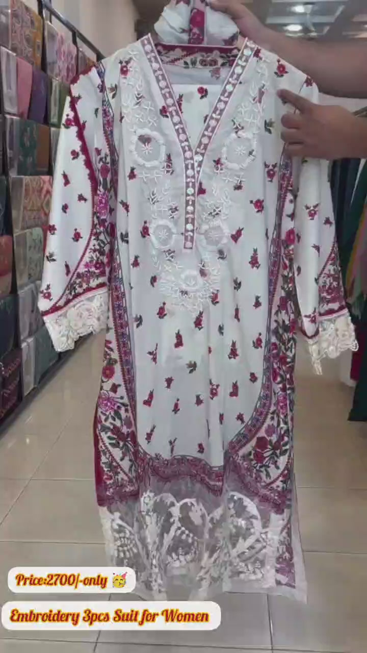 Women 3pcs Suit Summer Collection