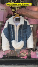 Pack of 2 Winter Wool Jackets + FREE Stylish Bag