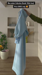 New Arrival: Women’s Hoodie with Trendy Scarf 🔥