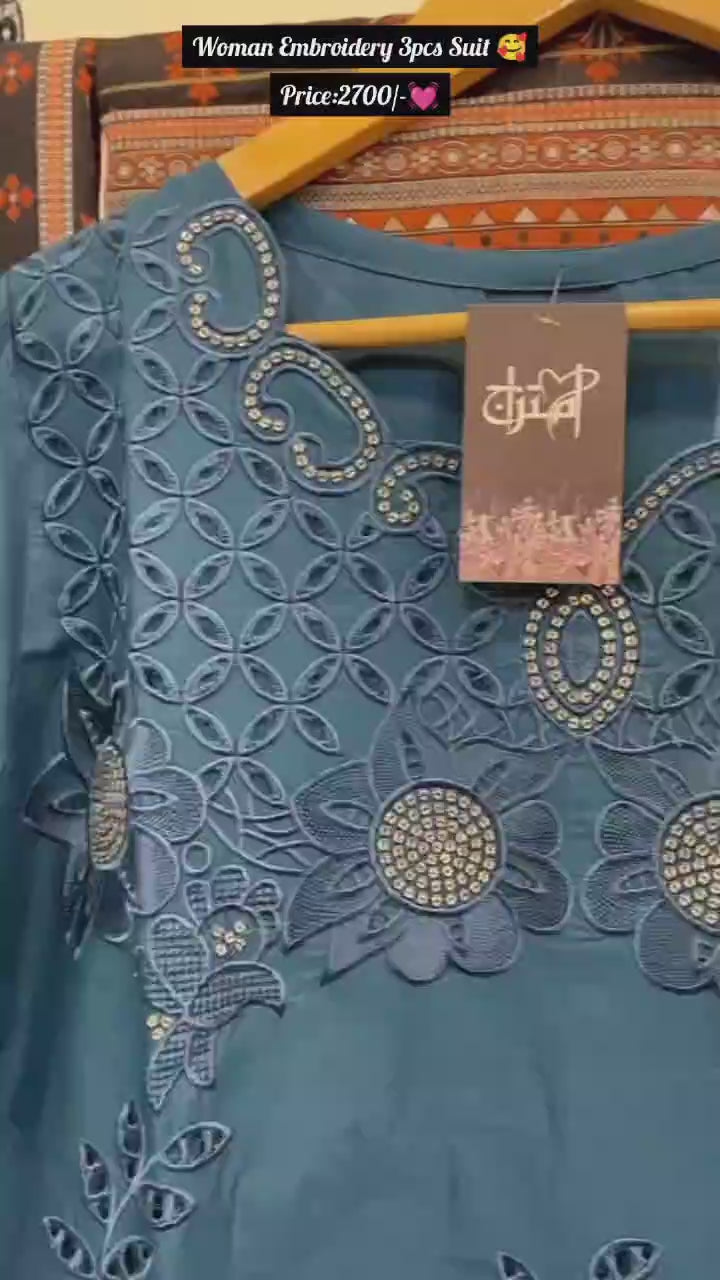 Eid Collection 3pcs Suit For Women 🥰