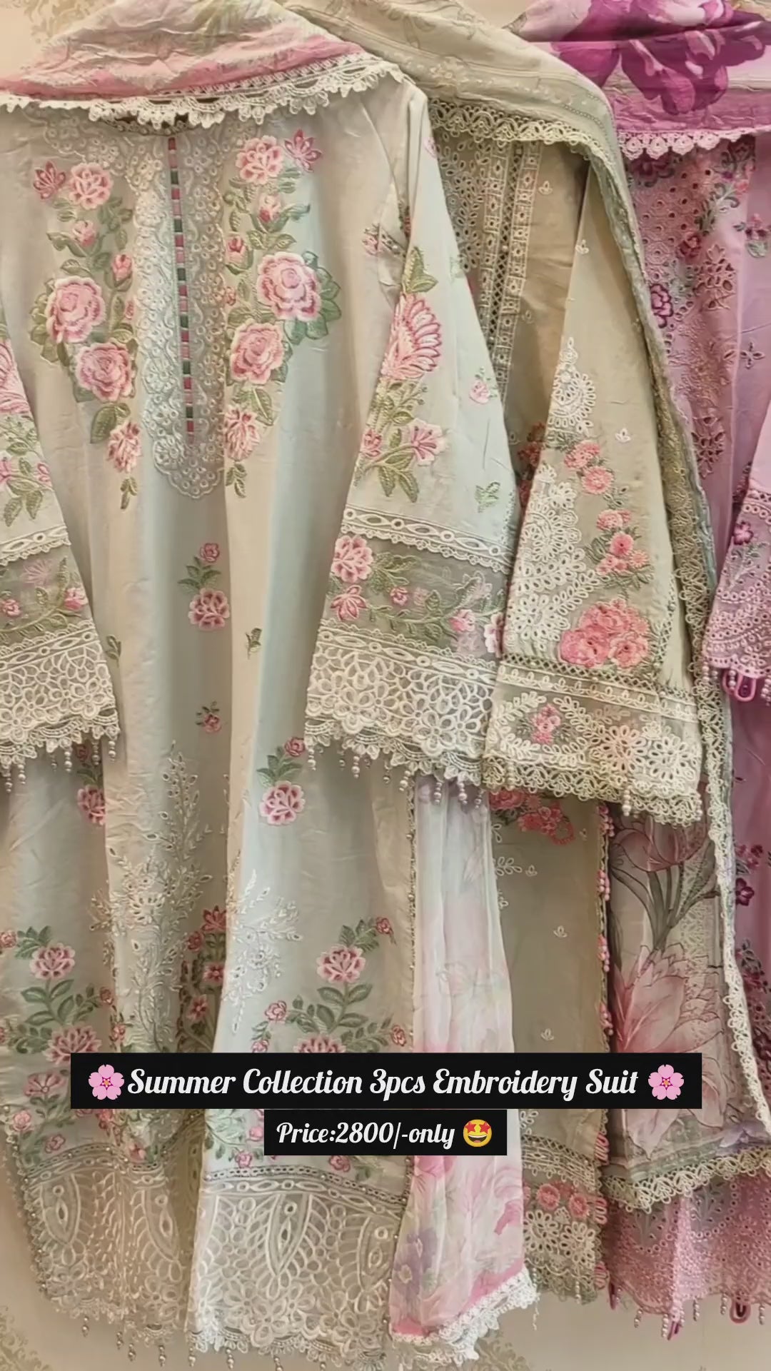 Elegant Embroidered 3-Piece Suit | New Arrival 2025 💖