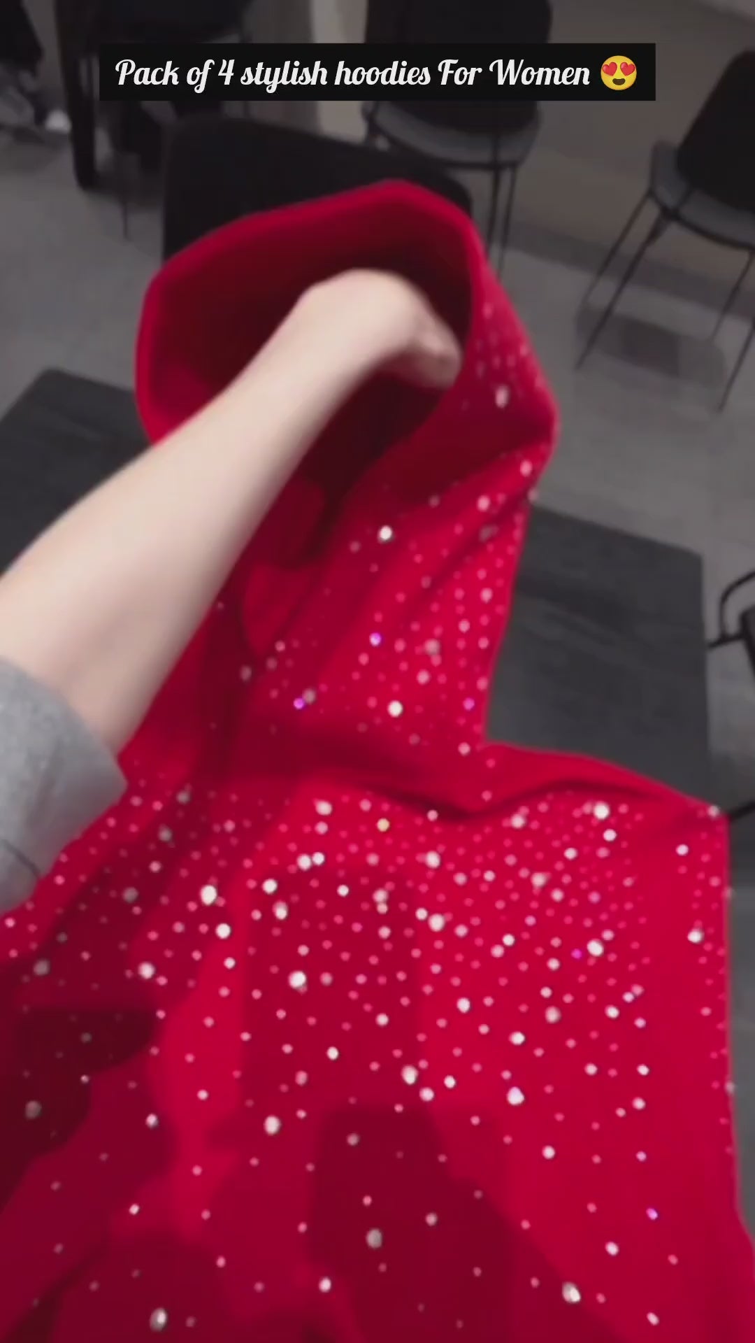 pack of 4 stylish women’s hoodies