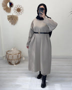 Long wool sweater with belt 🤩😍🫶